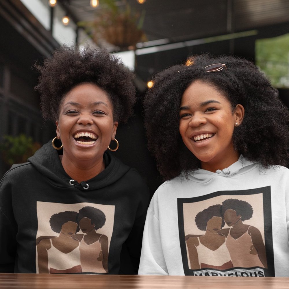 Hoodie Unisex, Sister Love, Illustration